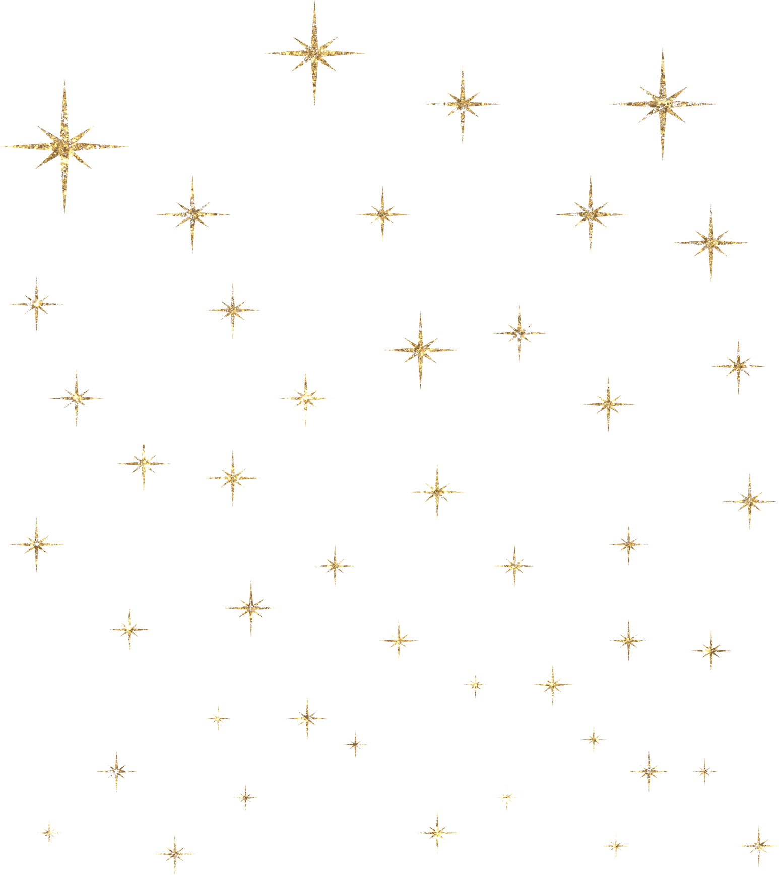 Glitter Gold Star